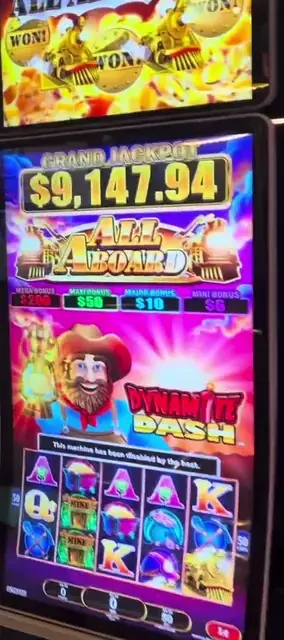 All Aboard Dynamite Dash cabinets in the Navigator of the Seas walkthrough.