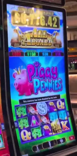 All Aboard Piggy Pennies cabinets in the Navigator of the Seas walkthrough.