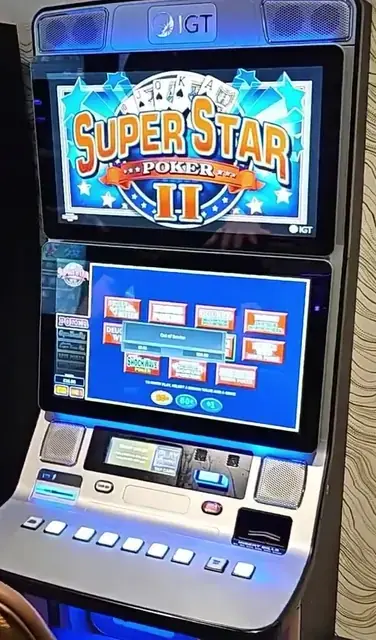 Super Star Poker II cabinets in the Liberty of the Seas walkthrough.
