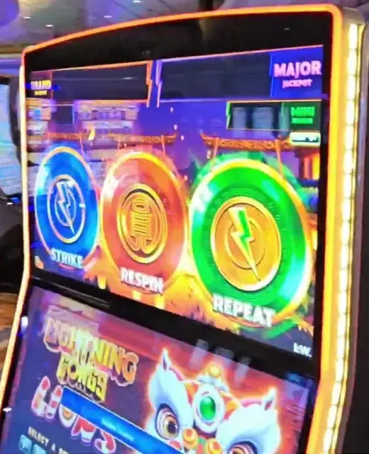 Lightning Coins cabinets in the Liberty of the Seas walkthrough.