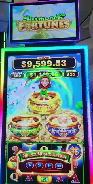 Shamrock Fortunes cabinets in the Oasis of the Seas walkthrough.