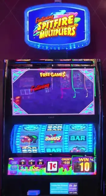 Spitfire Multipliers cabinets in the Oasis of the Seas walkthrough.