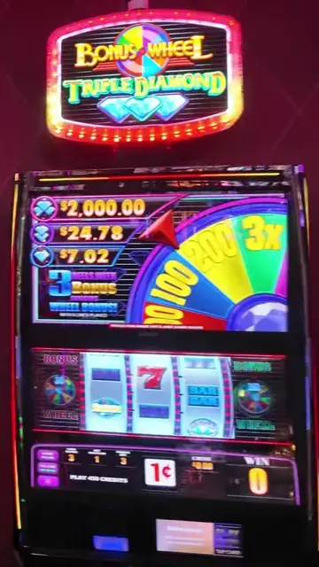 Bonus Wheel: Triple Diamond cabinets in the Oasis of the Seas walkthrough.