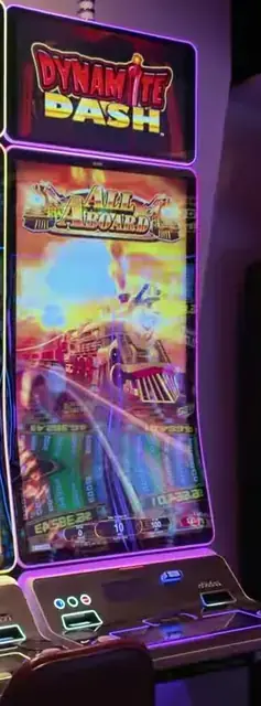 All Aboard: Dynamite Dash cabinets in the Oasis of the Seas walkthrough.