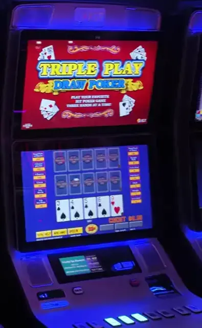 Triple Play Draw Poker cabinets in the Star of the Seas walkthrough.