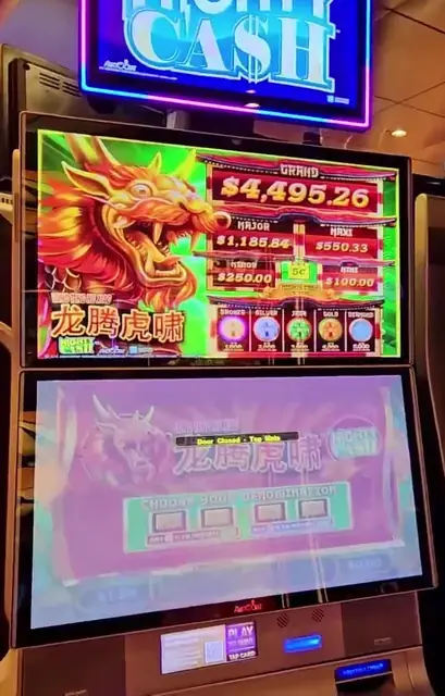 Mighty Cash: Long Teng Hu Xiao cabinets in the Brilliance of the Seas walkthrough.