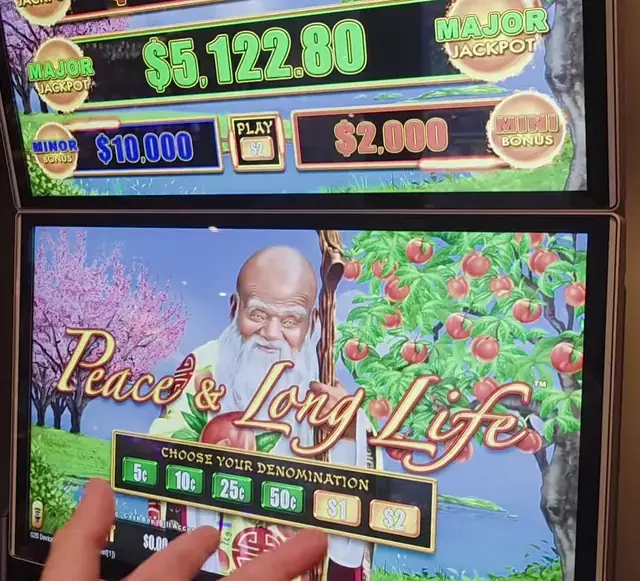 Dragon Link: Peace & Long Life cabinets in the Harmony of the Seas walkthrough.