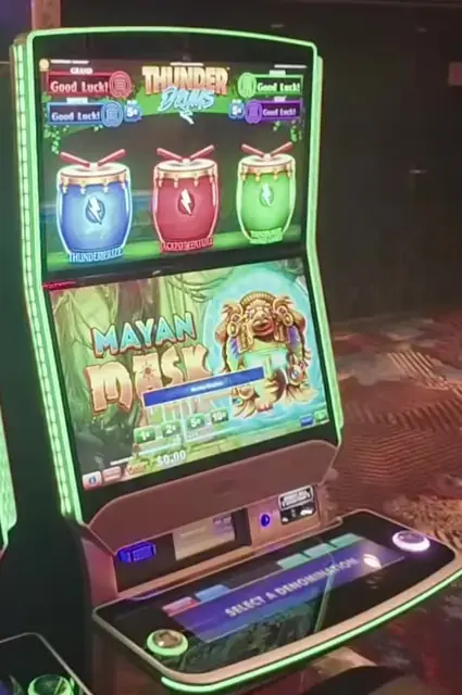 Thunder Drums: Mayan Mask cabinets in the Harmony of the Seas walkthrough.