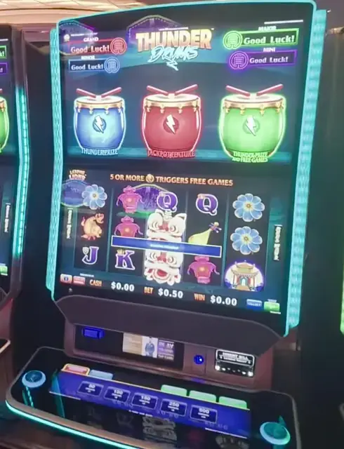 Thunder Drums: Lucky Lions cabinets in the Harmony of the Seas walkthrough.