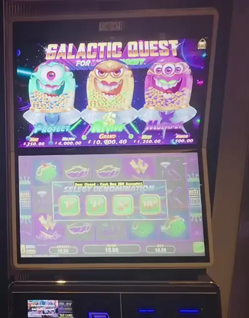Galactic Quest for Lotsa Money cabinets in the Harmony of the Seas walkthrough.