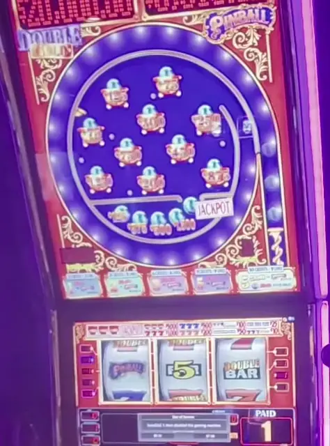 Pinball Double Gold cabinets in the Harmony of the Seas walkthrough.