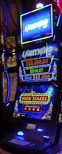 Lightning Link High Stakes cabinets in the Grandeur of the Seas walkthrough.