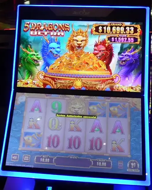 5 Dragons Ultra cabinets in the Grandeur of the Seas walkthrough.