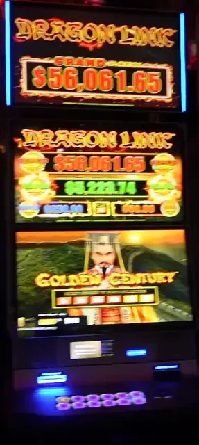 Dragon Link Golden Century cabinets in the Grandeur of the Seas walkthrough.