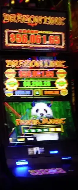 Dragon Link Panda Magic cabinets in the Grandeur of the Seas walkthrough.