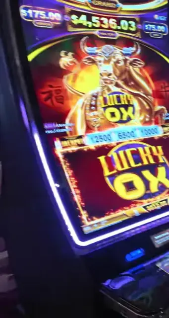 Lucky Ox cabinet in the Wonder of the Seas casino walkthrough.