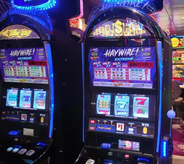 Haywire Extreme cabinet in the Wonder of the Seas casino walkthrough.