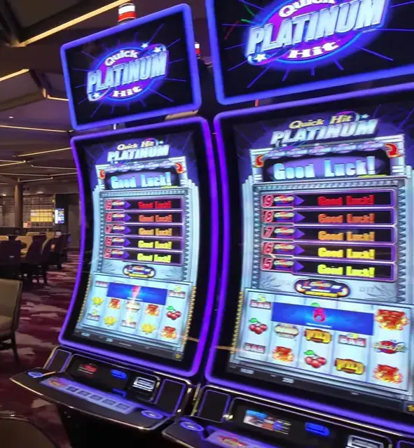 Quick Hit Platinum cabinet in the Wonder of the Seas casino walkthrough.