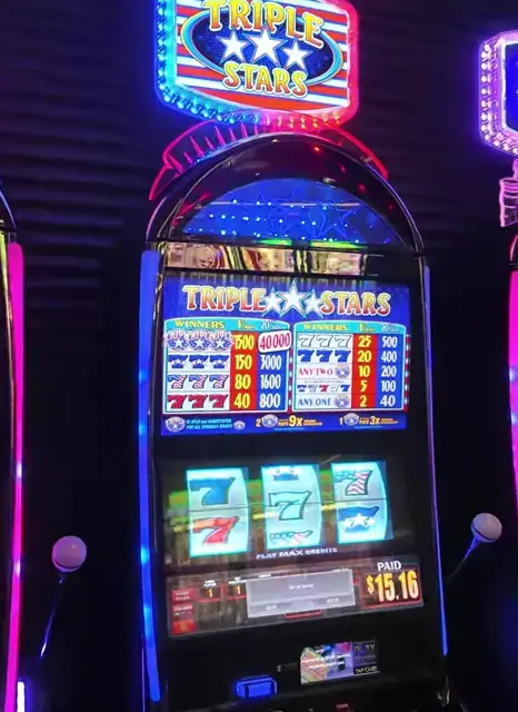 Triple Stars cabinet in the Wonder of the Seas casino walkthrough.