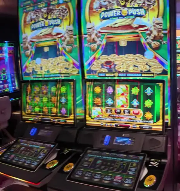 Power Push cabinet in the Wonder of the Seas casino walkthrough.