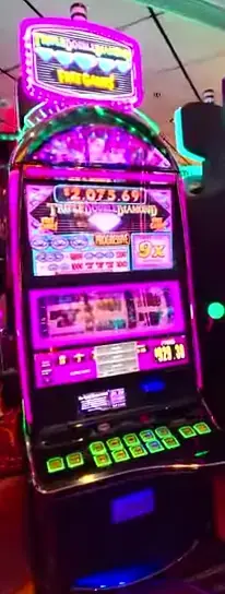 Triple Double Diamond Free Games cabinets in the Explorer of the Seas walkthrough.