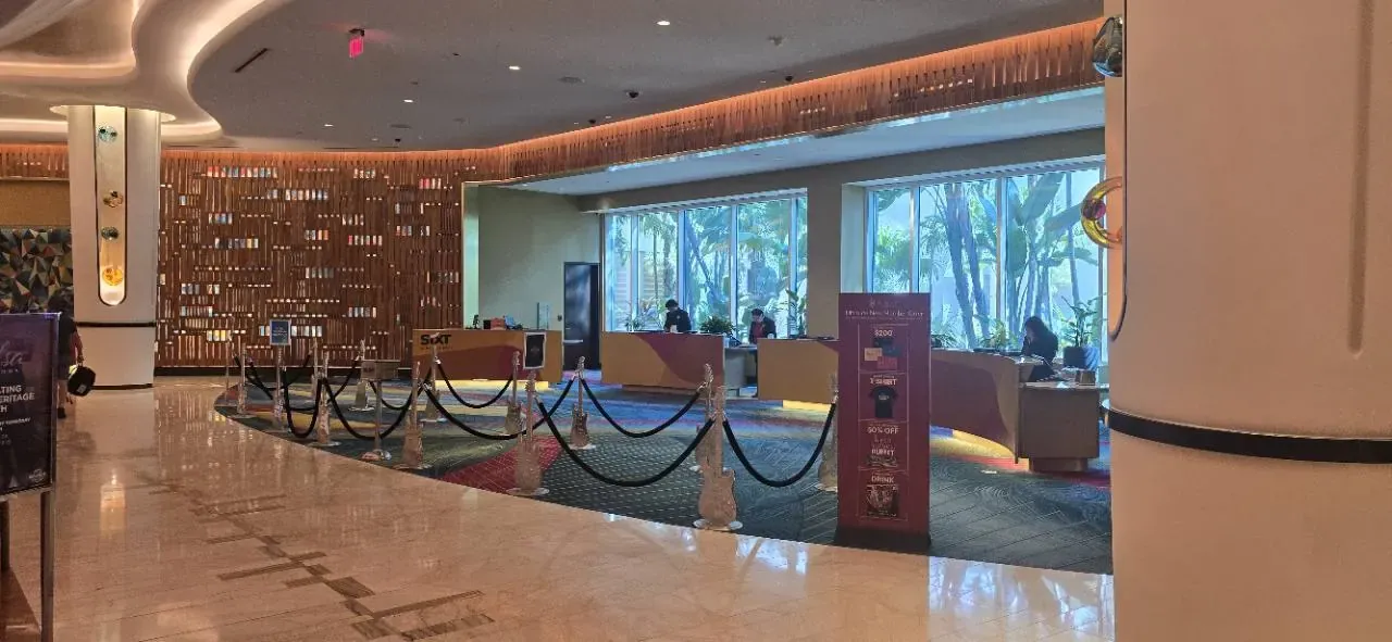 Unity by Hard Rock player services desk at Seminole Hard Rock Hollywood