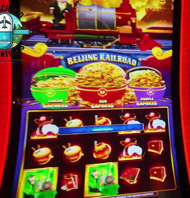 Slot cabinets showing Beijing Railroad aboard Enchantment of the Seas.