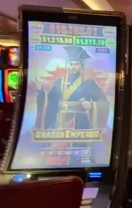 Dragon Emperor machine cabinet visible in the credited ship casino walkthrough.