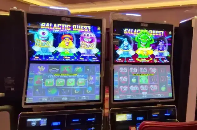 Galactic Quest machine cabinet visible in the credited ship casino walkthrough.