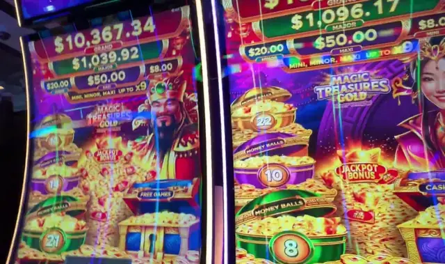 Magic Treasures Gold cabinets in the Navigator of the Seas walkthrough.