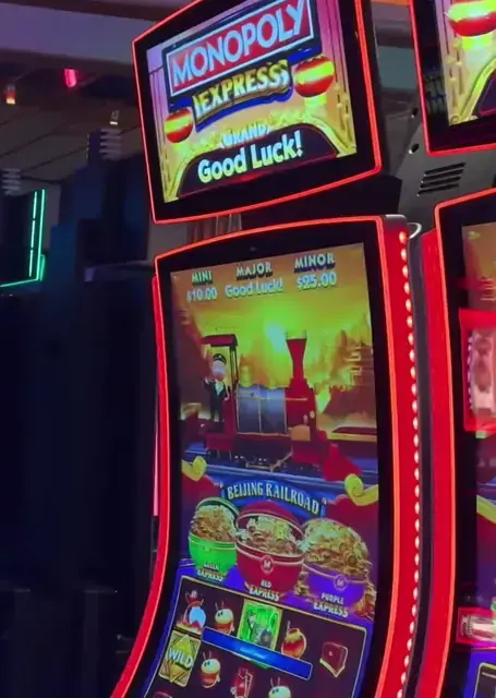 Monopoly Express: Beijing Railroad cabinets in the Mariner of the Seas walkthrough.
