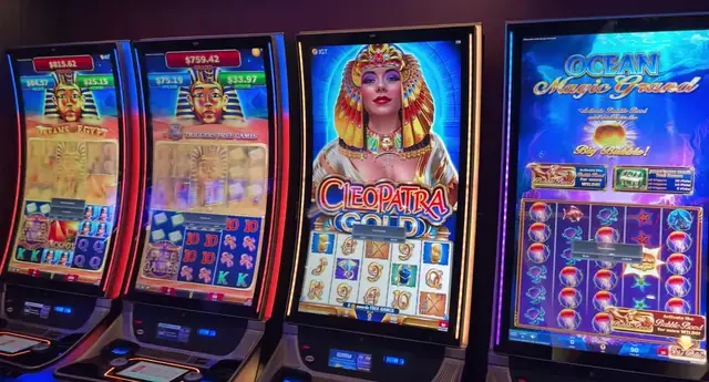Dreams of Egypt, Cleopatra Gold, Ocean Magic Grand cabinets in the Anthem of the Seas walkthrough.