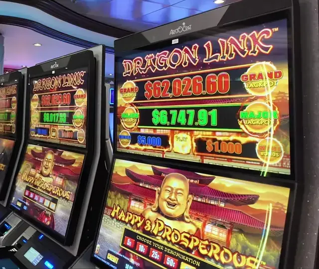 Dragon Link: Happy & Prosperous, Dragon Link: Golden Century cabinets in the Radiance of the Seas walkthrough.
