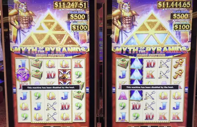 Myth of the Pyramids: Horus Fortune cabinets in the Odyssey of the Seas walkthrough.