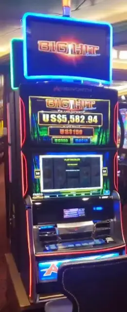 Big Hit machine cabinet visible in the credited ship casino walkthrough.