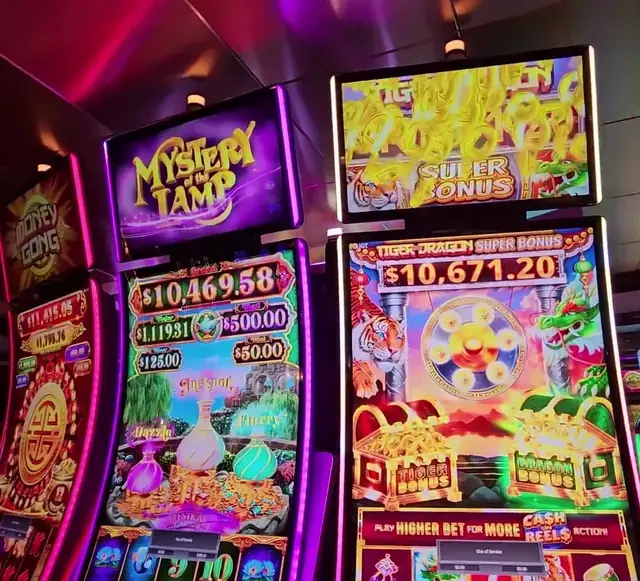 Mystery of the Lamp, Tiger and Dragon Super Bonus cabinets in the Brilliance of the Seas walkthrough.