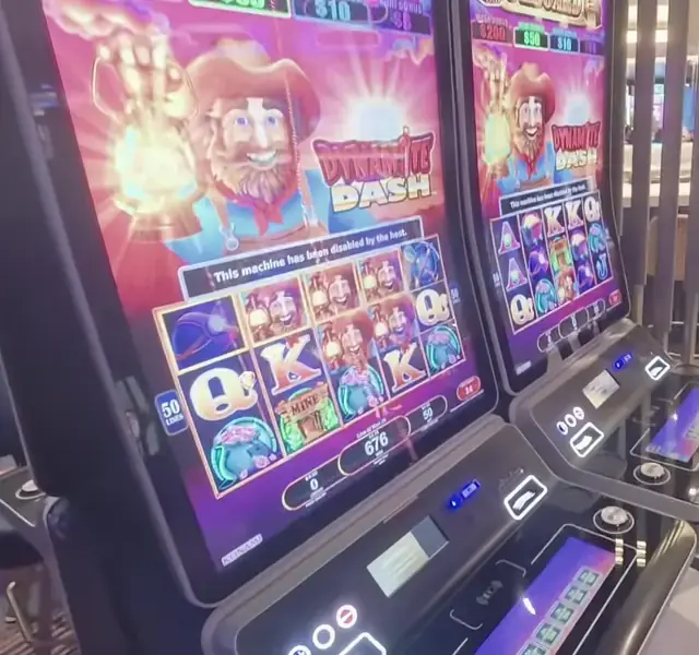 Dynamite Dash cabinets in the Harmony of the Seas walkthrough.
