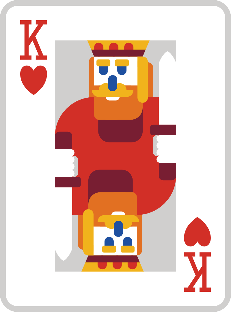 K of hearts