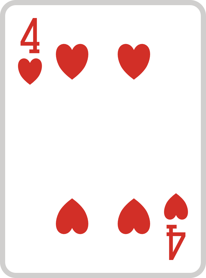 4 of hearts